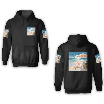 Discover Tropical Cocktail Party 3D Hoodies