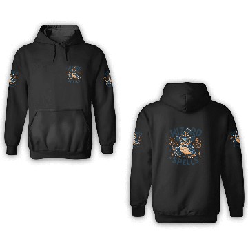 Discover Wizard Owl Magical Pretzel Spells 3D Hoodies
