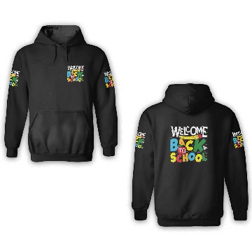 Discover Welcome Back to school funny teacher gift 3D Hoodies
