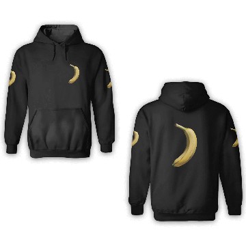 Discover Banana Realistic 3D Hoodies