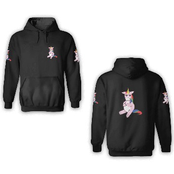 Discover Grumpy Unicorn 3D Hoodies