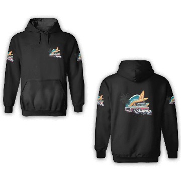 Discover Surfing Car 3D Hoodies
