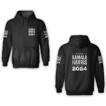 Discover Kamala Harris 2024 US Election Democrat 3D Hoodies