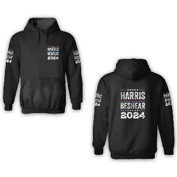 Discover Kamala Harris Beshear 2024 US Election Democrat 3D Hoodies