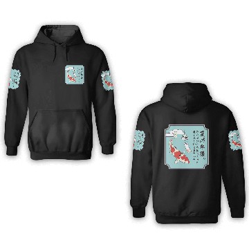 Discover Japanese Summer in the sky 3D Hoodies