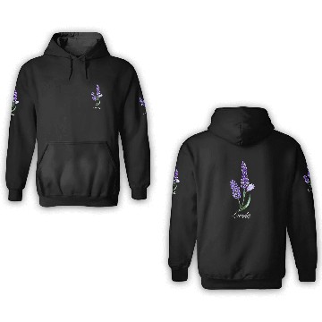 Discover Lavender Flowers, Keen Gardner, Flower lover 3D Hoodies