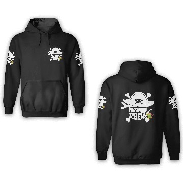 Discover Pirate Crew Birthday team party group 3D Hoodies