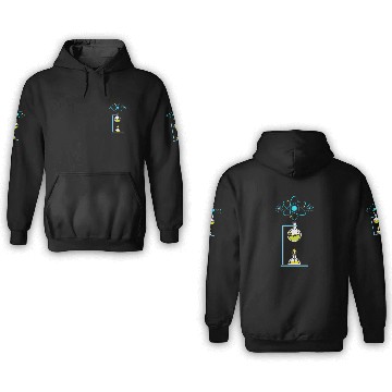 Discover Physics Laboratory Science Teacher Physicist Nerd 3D Hoodies