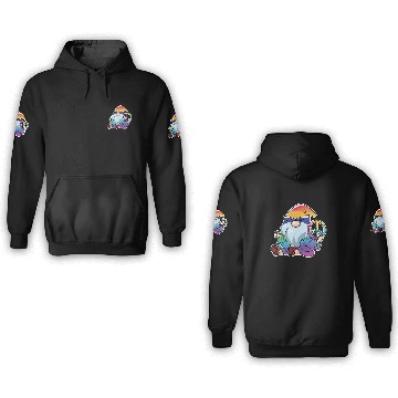 Discover Peace Gnome Gnomes Dwarves Lgbtq 3D Hoodies