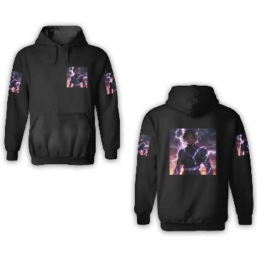 Discover Make a Storm Breathing Hashira: 3D Hoodies