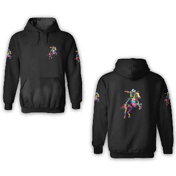 Discover Rodeo Barrel Racer Barrel Racing Horseback Riding 3D Hoodies