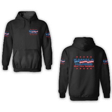 Discover Kamala Harris for the People 3D Hoodies