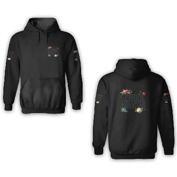 Discover School Counselor Flower Floral 3D Hoodies