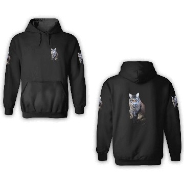 Discover Indie the Cute Cat 3D Hoodies