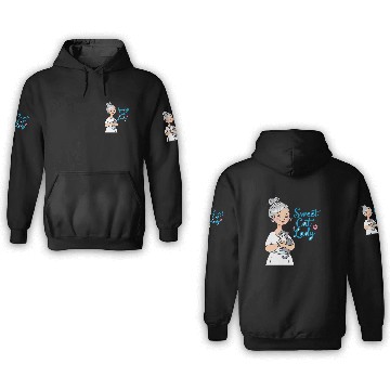 Discover sweet cat lady 3D Hoodies