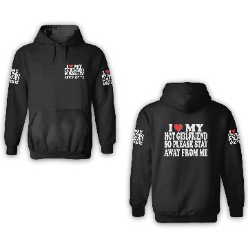 Discover I Love My Boyfriend 3D Hoodies | Cute Romantic 3D Hoodies