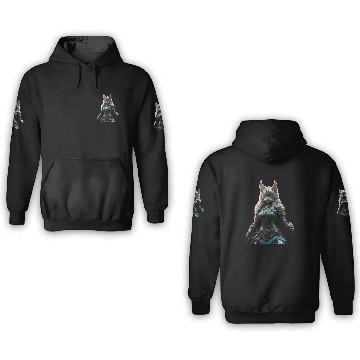 Discover Valkyrie cat (Viking cat) Valhalla calling 3D Hoodies