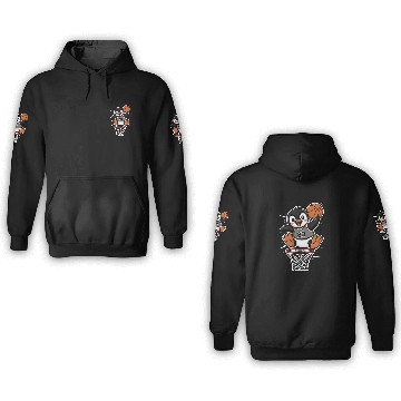 Discover Penguin Basketball Slam Dunk 3D Hoodies