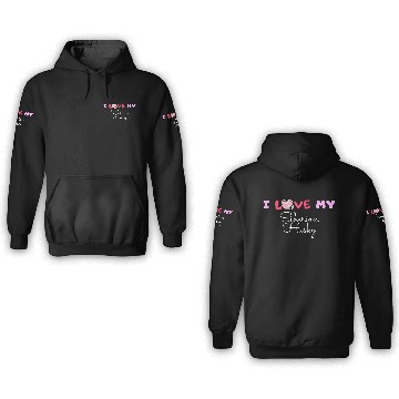 Discover I Love My Siberian Husky 3D Hoodies