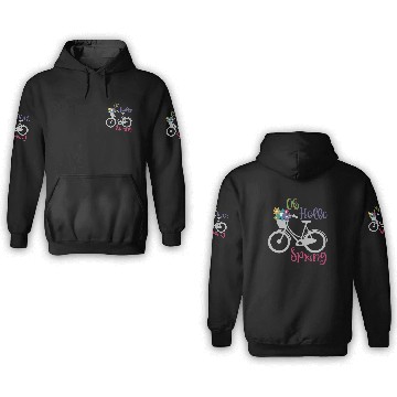 Discover Oh Hello Spring Cycle Flower Season 3D Hoodies