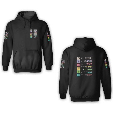 Discover Growth Mindset Positive School Classroom Teacher 3D Hoodies