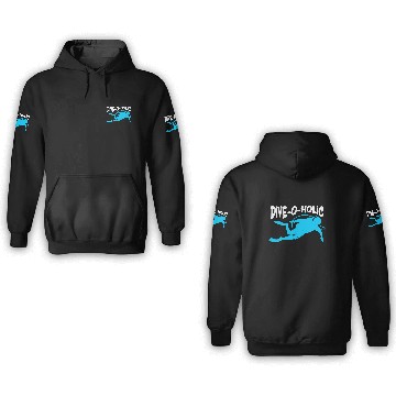 Discover Scuba Diving Diver 3D Hoodies