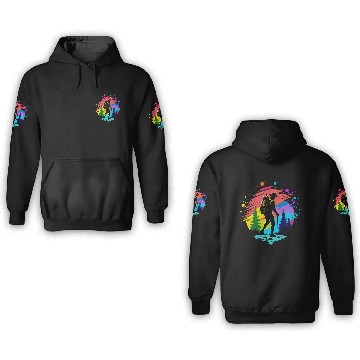 Discover Hiking Solo Summit 3D Hoodies