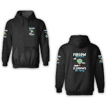 Discover Balloon Flying Clouds Sport 3D Hoodies