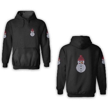 Discover Snowman embroidered 3D Hoodies