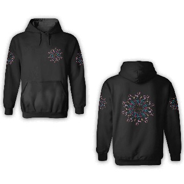 Discover Numbers arranged beautifully in a circle. 3D Hoodies