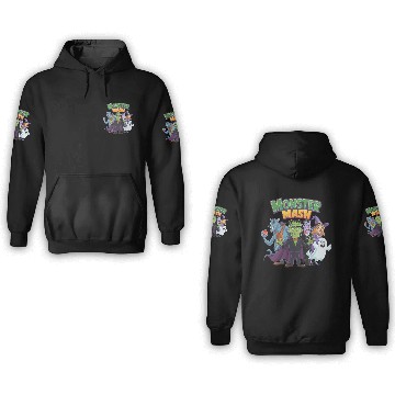 Discover monster mash 3D Hoodies