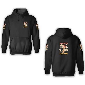 Discover Giraffe Always Look Up 3D Hoodies
