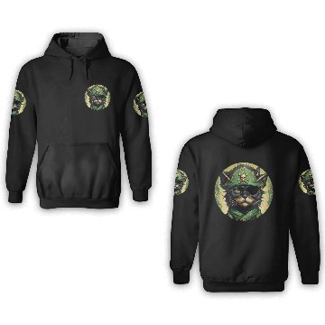 Discover Pirate cat 3D Hoodies