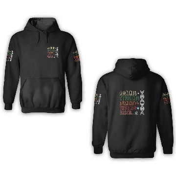 Discover Nucleobases Biology Teacher DNA Biologist 3D Hoodies