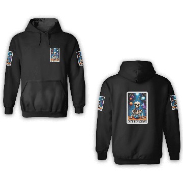 Discover Tarot Card Collection - Death Before Decaf 3D Hoodies