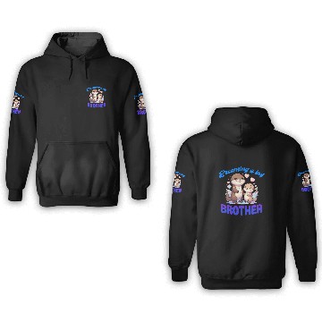Discover Soon I'll Be A Big Brother Sweet Otter Brother 3D Hoodies
