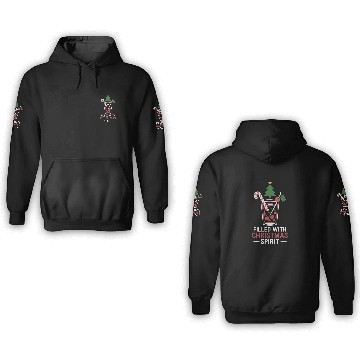 Discover Filled With Christmas Spirit Festive Drink Design 3D Hoodies