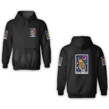 Discover Tarot Card Collection - The Shit Show 3D Hoodies