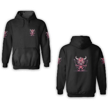Discover Halloween Demon Devil 3D Hoodies