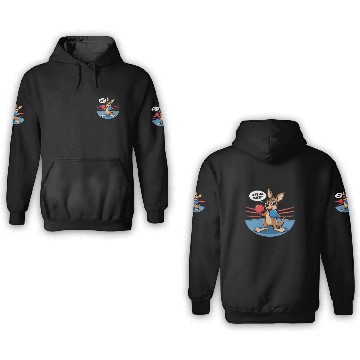 Discover The kangaroo is in a boxing pose 3D Hoodies