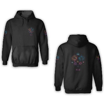 Discover Joyous Fireworks for Diwali Festival 3D Hoodies