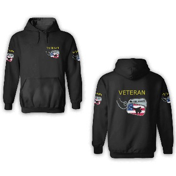 Discover Veteran US Air Force 3D Hoodies