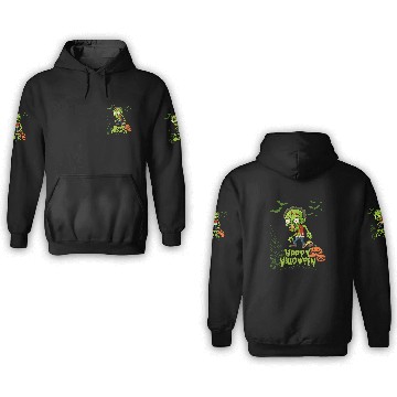 Discover Happy Halloween 3D Hoodies