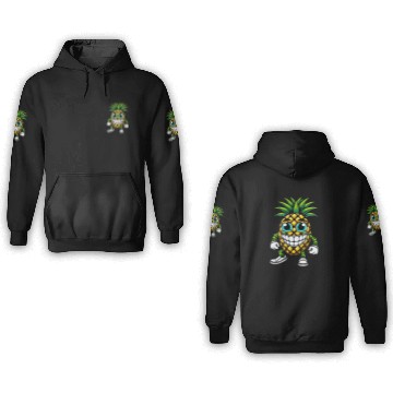 Discover Pineapple fruit fruity summer cool sweet cartoon 3D Hoodies