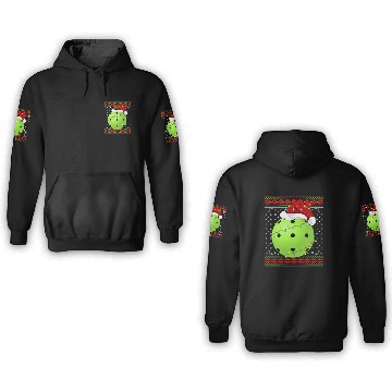Discover Pickleball Player Christmas 3D Hoodies