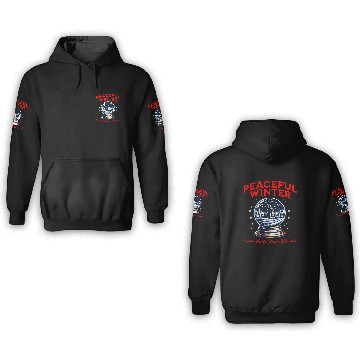 Discover Peaceful Winter - Snow Globe Serenity 3D Hoodies