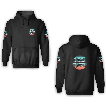 Discover wolf forest Reflection Scenic Wilderness lovers 3D Hoodies