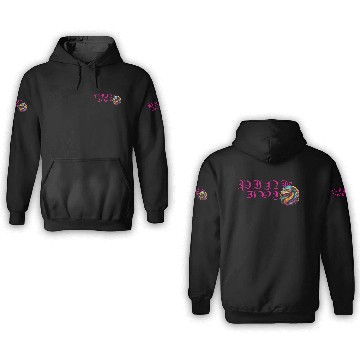Discover PINK SNAKE DESIGN 3D Hoodies