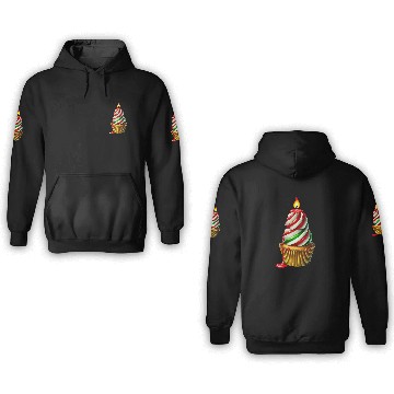 Discover Christmas ice cream, Merry Christmas 3D Hoodies