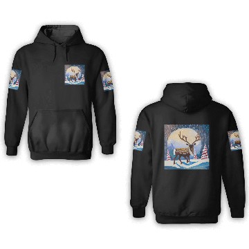 Discover Christmas raider 3D Hoodies